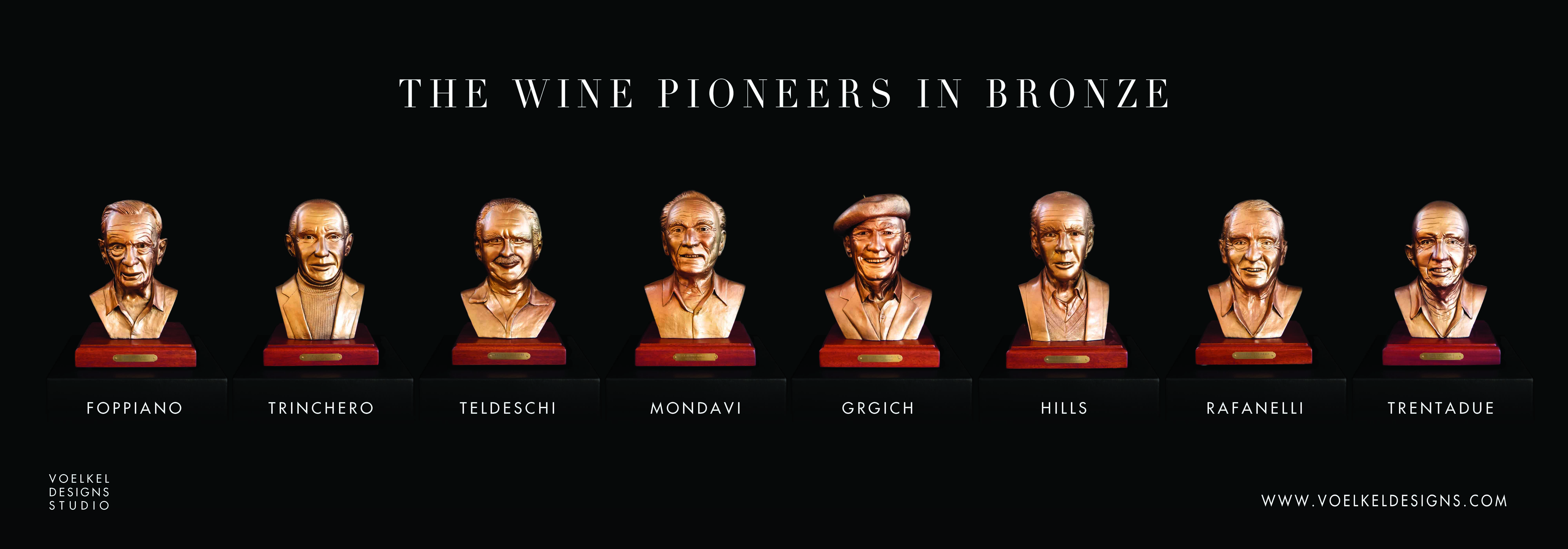 The Wine PIoneers in Bronze